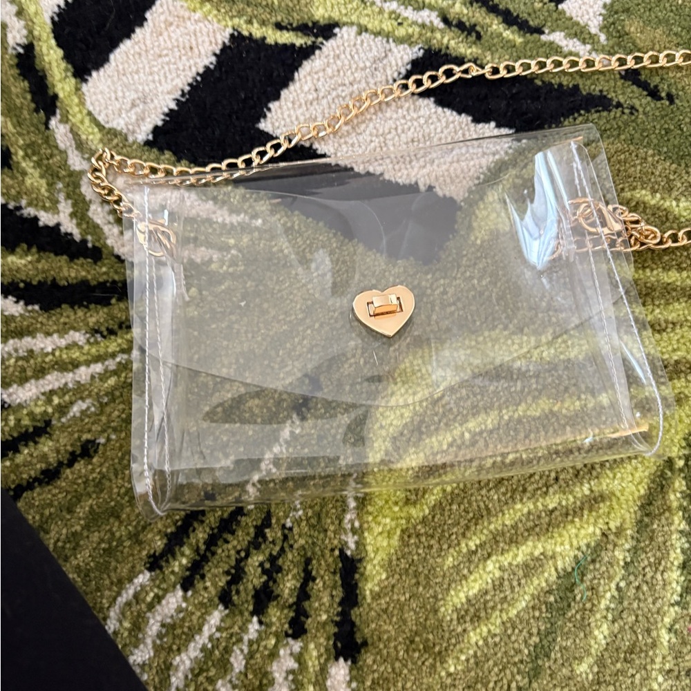 Transparent Gold Chain Women new bag